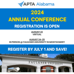 2024 APTA Alabama Annual Conference @ Faulkner University | Montgomery | Alabama | United States